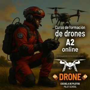 Curso de formación de drones A2 online. K9 Rescate Protección Civil
