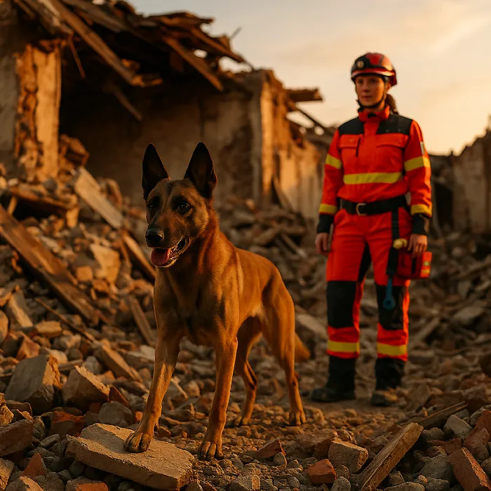 Perro Dual. K9 Rescate